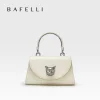BAFELLI 2024 WOMEN'S NEW BAG ORIGINAL DESIGNER LUXURY BRAND CAT CASUAL STYLE TREND PURSE CROCODILE LEATHER HANDBAGS