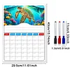 Special Shaped Turtle 5D DIY Diamond Painting Monthly Planner Decor Kit