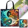 Yin Yang Diagram – Trees-11CT DIY Stamped Cross Stitch Shopping Bag 40*40cm/15.75*15.75in