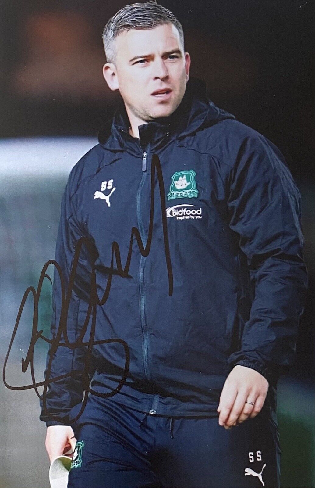 Steven Schumacher Genuine Hand Signed Plymouth Argyle 6X4 Photo Poster painting