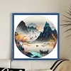 Misty Mountain Bead Embroidery Kit Pre-Printed Bead Cross stitch tapestrymarket