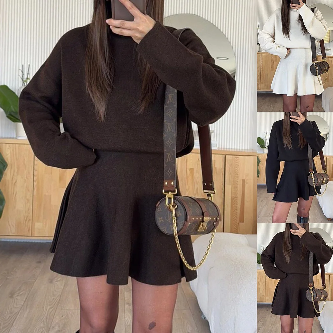 Nigikala Nigikala New Sweater Women's Autumn And Winter Solid Color V-Neck Long-Sleeved Knitted Shirt