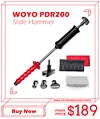 WOYO PDR200 Slide Hammer Dent Puller for Aluminum and Steel Car Body Dent Remover, Car Dent Repair Tool for all Car