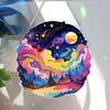 Diamond Painting Acrylic Single-Sided Coloured Clouds Starry Sky Hanging Pendant