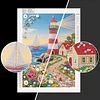 Diamond Painting-DIY Special Shaped Drill Pearl Painting Lighthouse(30x40cm)