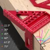 Équerre triangulaire de charpentier 3D multifonction