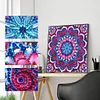 Abstract Art Mandala Flower | Luminous Diamond Painting Kits