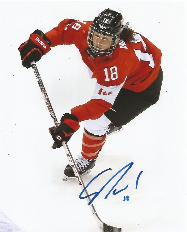 Team Canada Catherine Ward Signed Autographed 8x10 Photo Poster painting COA B