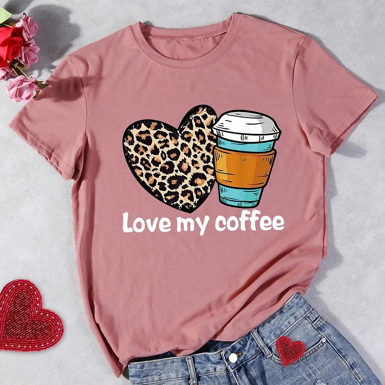 Heart Leopard  T-Shirt-011682-Annaletters