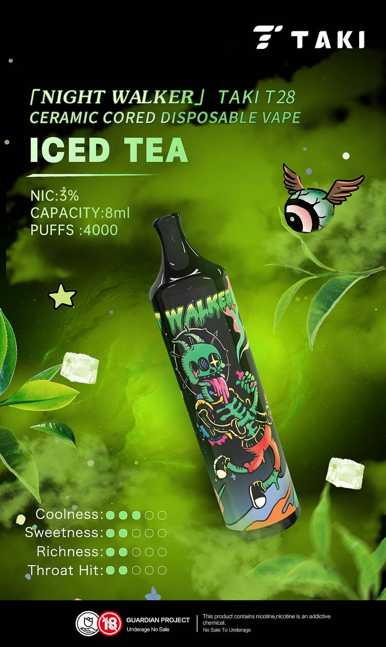VEEX「TAKI T28 Ceramic Coil Disposable vape」-veexshop