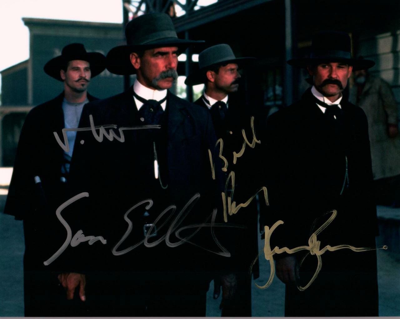 Sam Elliott Paxton Russell Kilmer signed 8x10 Pic autographed Photo Poster painting Nice and COA