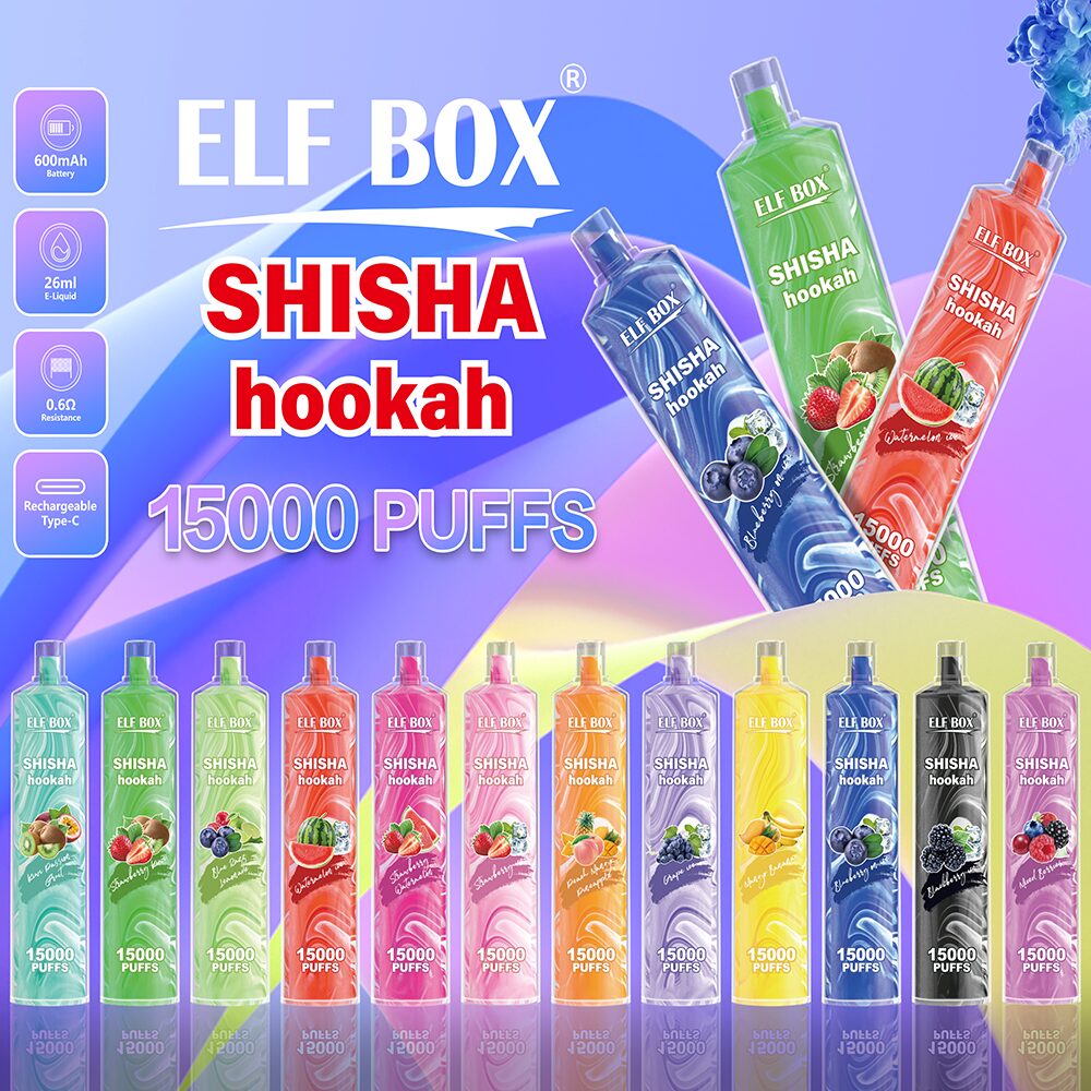 ELF BOX LS15000 Direct To Lung Disposable 15000 Puffs New Vape Pen(Box of 3) mysite fumotvapeshop