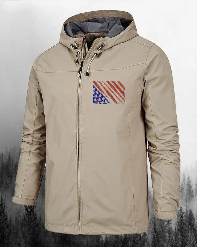 Men's hooded outdoor jacket 013
