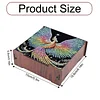 Diamond Painting Wooden Phoenix 4 Slots Diamond Painting Storage Box for Adult Beginner