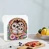 Acrylic Napkin Holder Diamond Painting Kit for Home Table Decoration (Owl)