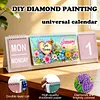 DIY Calendar Diamond Painting Calendar Kit Diamond Art Paper Desk Calendar Kit