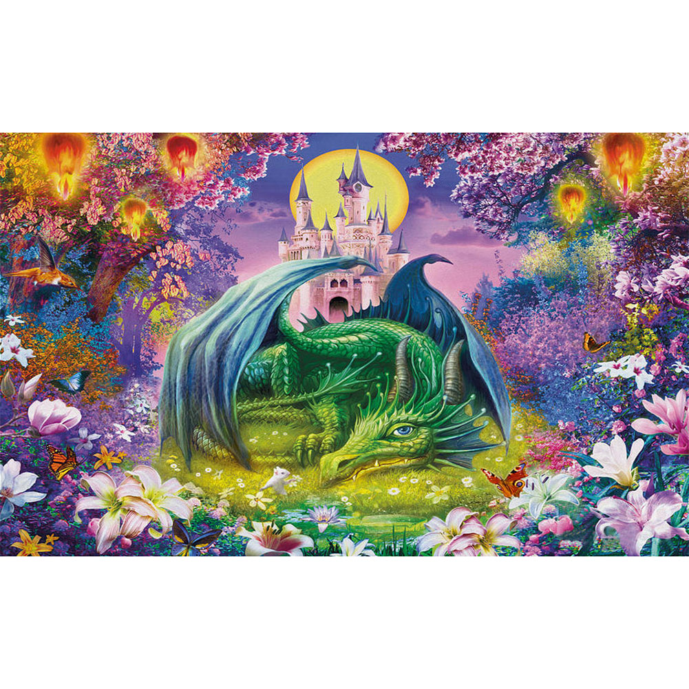 

Dragon - Round Drill Diamond Painting - 50*30CM, 501 Original