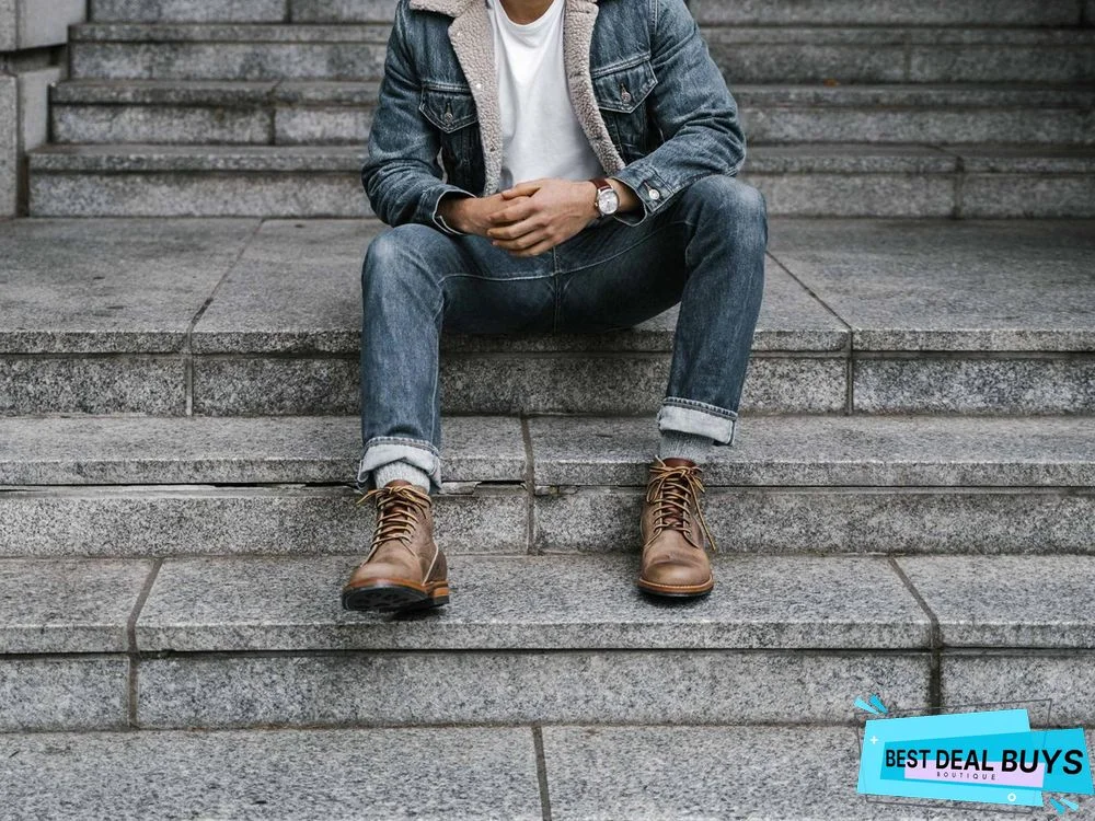 Cow Split Leather Men Boots Comfortable Boots Men Footwear Rubber Ankle Boots Men's Shoes