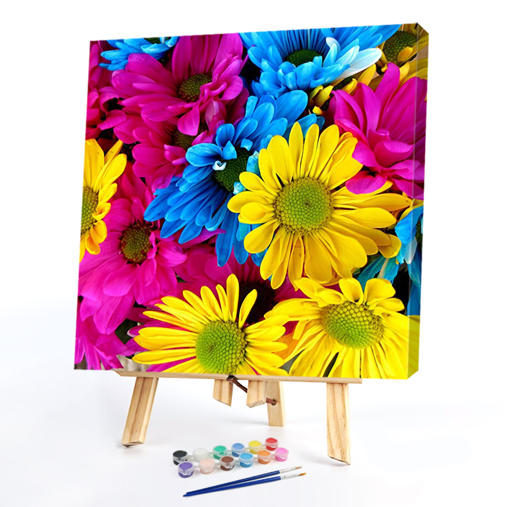 

40*40CM - Paint By Numbers - Chrysanthemum, 501 Original