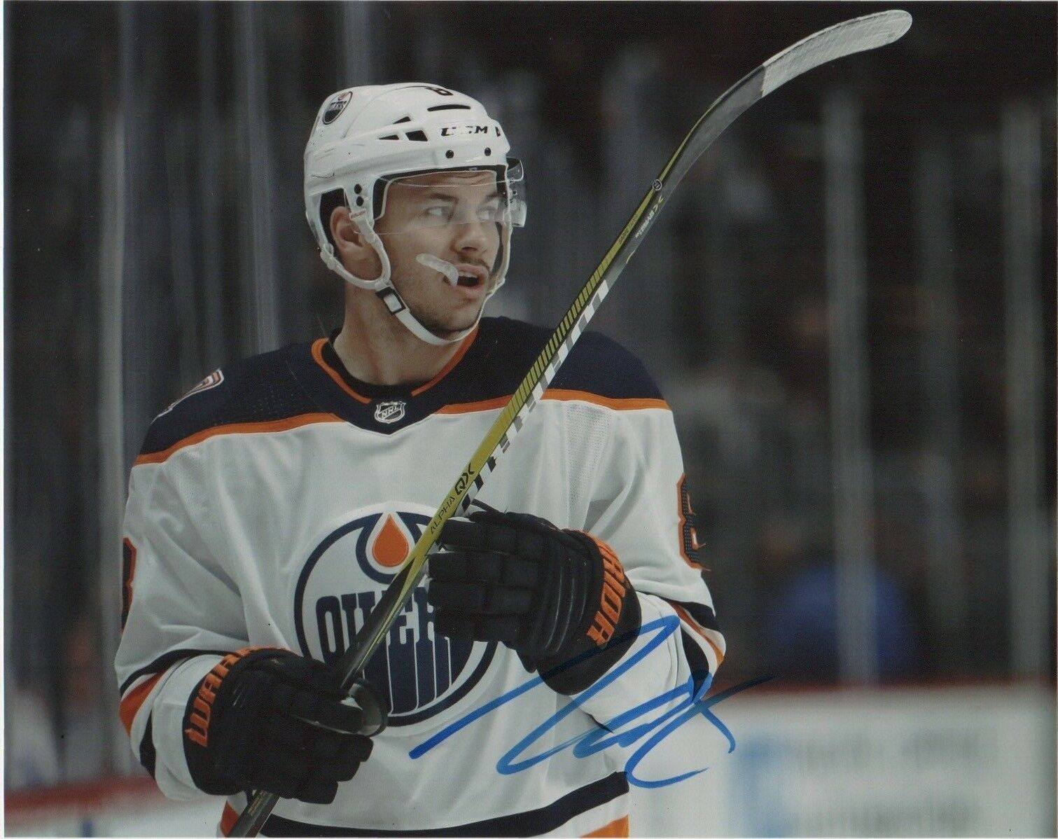 Edmonton Oilers Ty Rattie Autographed Signed 8x10 Photo Poster painting NHL COA #9