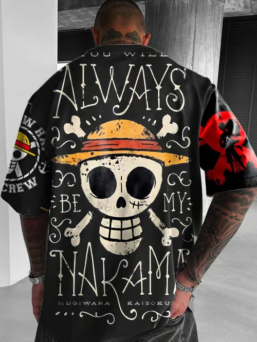 Men's Fashion One Piece ALWAYS BE MY NAKAMA T-Shirt