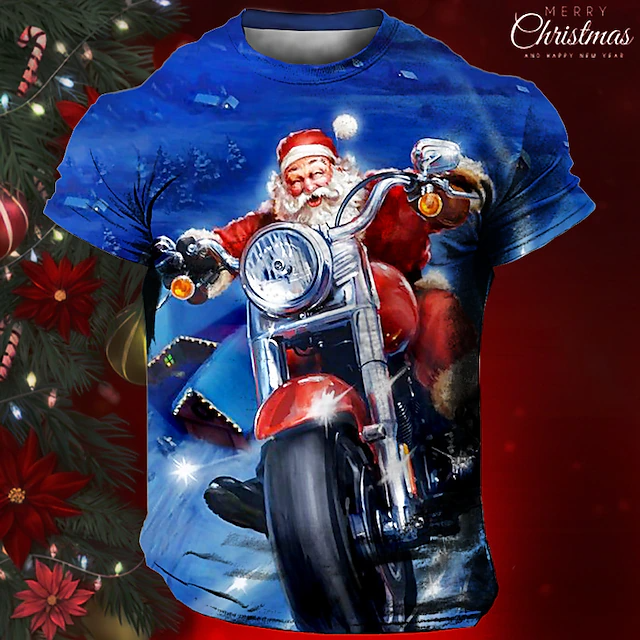 Outdoor Holiday Going Out Christmas 3D T-shirt ctolen