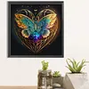 uk.everydayedeals Diamond Painting - Round AB Drills - Blue Butterfly Love(45*45cm)