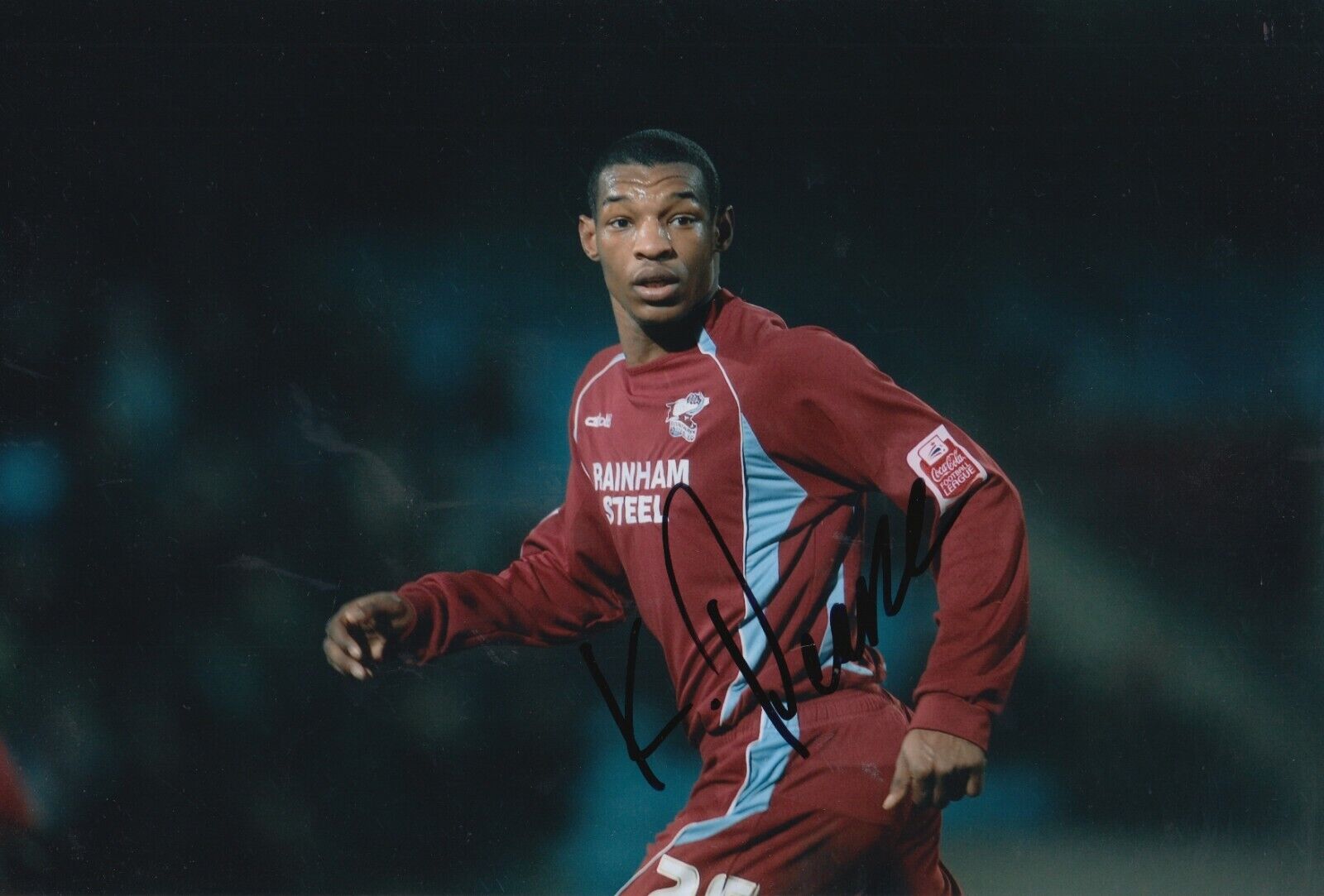 Krystian Pearce Hand Signed 12x8 Photo Poster painting - Scunthorpe United Autograph 5.