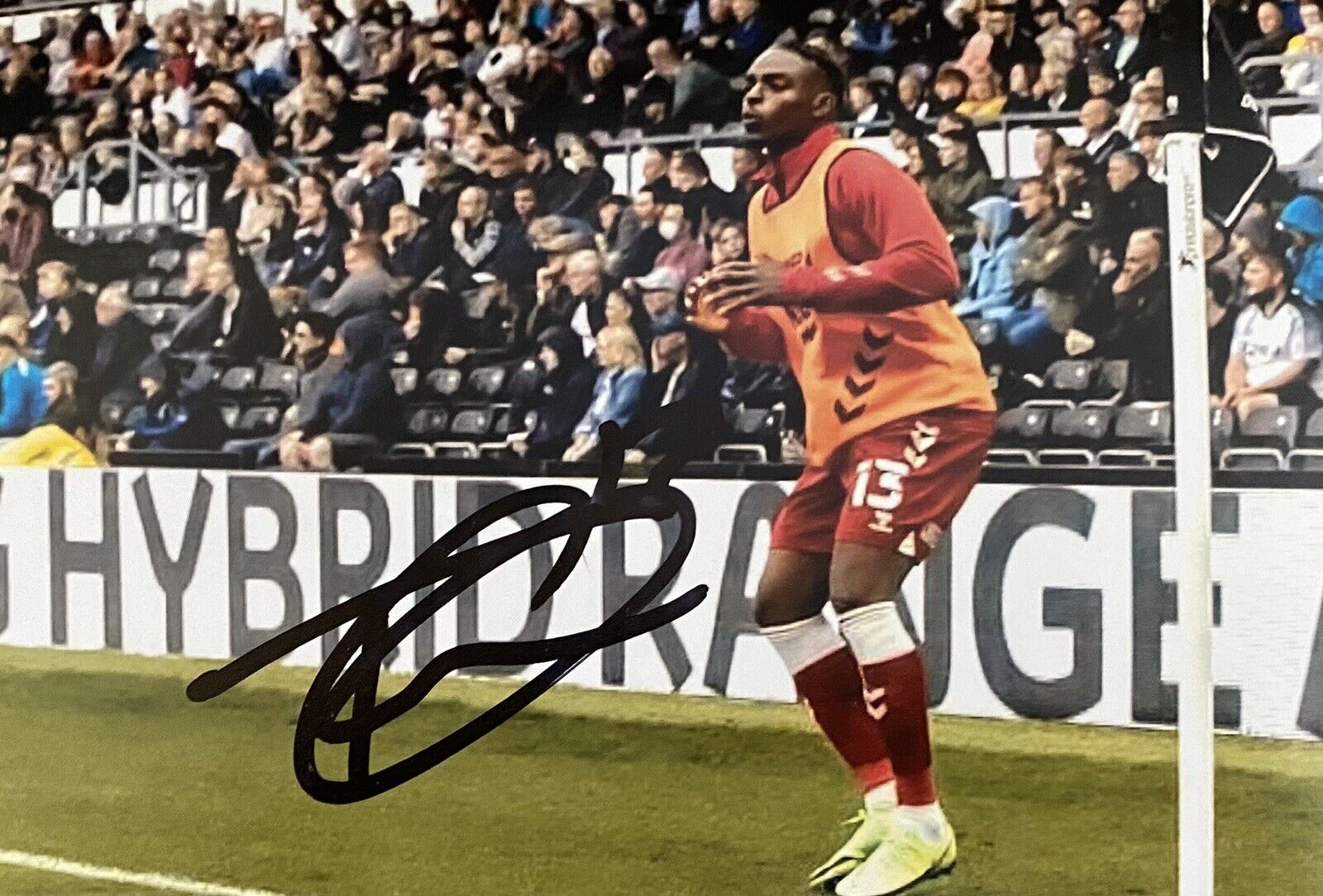 Toyosi Olusanya Genuine Hand Signed Middlesbrough 6X4 Photo Poster painting 2