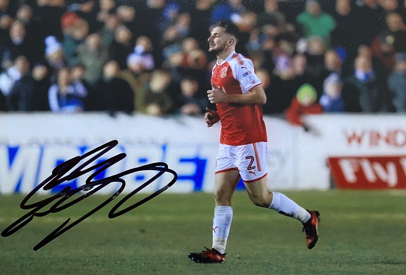 Lewie Coyle Genuine Hand Signed Fleetwood Town 6X4 Photo Poster painting