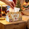 Xmas Angel DIY Pearl Diamond Painting PU Cover Tissue Holder Kit Pearl Art Painting Decoration for Home & Gifts