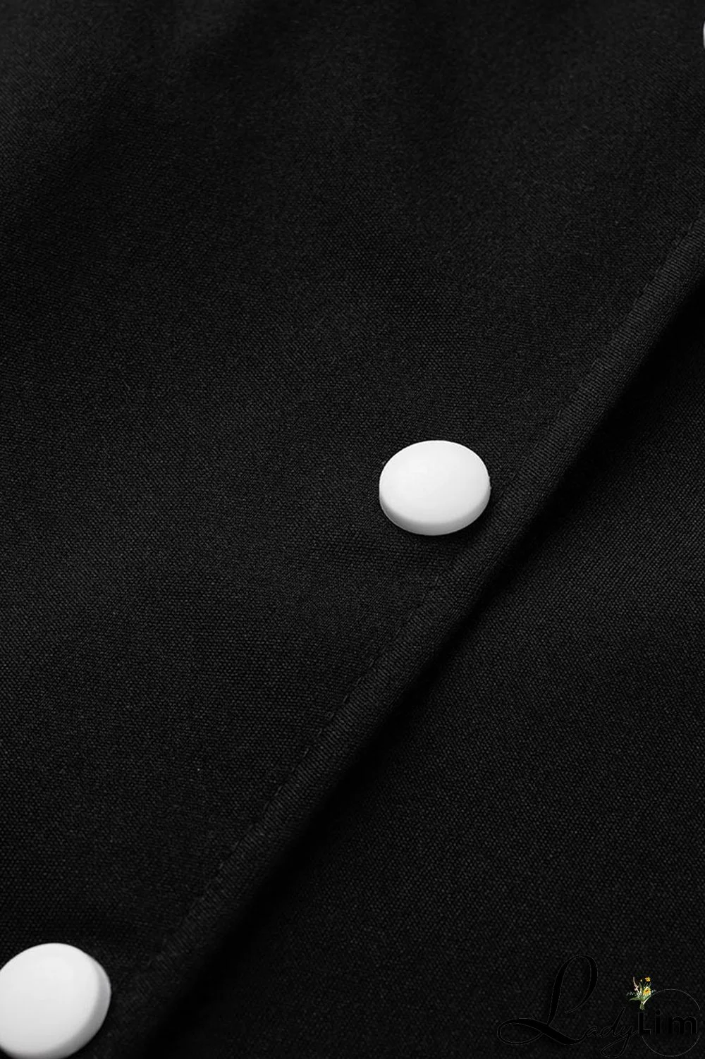 Black Casual Solid Embroidered Split Joint Buckle Straight Dresses