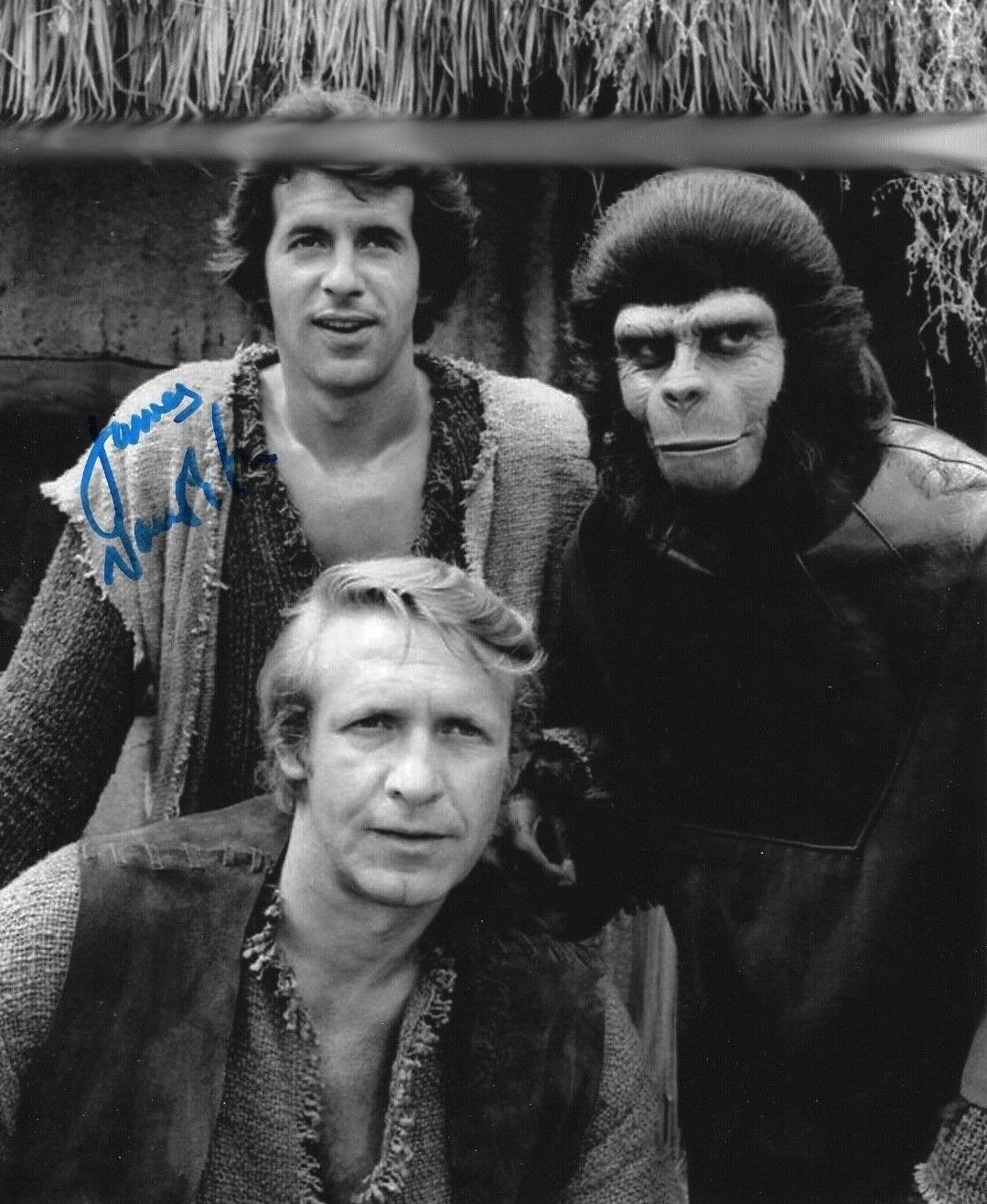 * JAMES NAUGHTON * signed 8x10 Photo Poster painting * PLANET OF THE APES * COA * 3