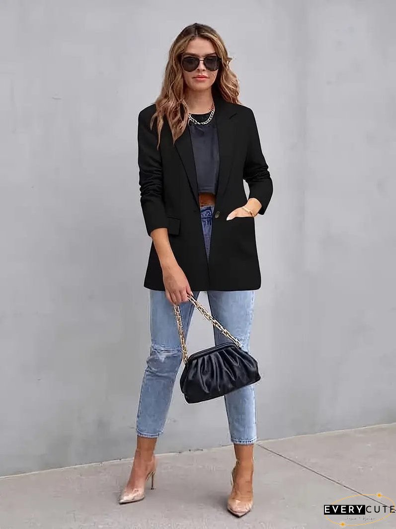 Stylish Black Blazer for Women