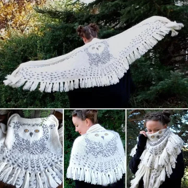 2023 New Retro Owl Scarf