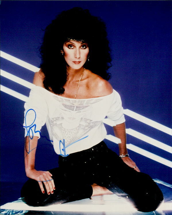 Cher in-person signed 8x10 Photo Poster painting