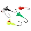 20 Pieces Lure Fishhook Jig Head Hook Fishing Jig Hook for Jigging Fishing Tools