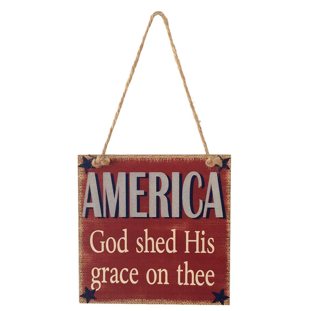

Vintage Hanging Ornaments Pendant Wooden Home Decor Board Shelf Photo Props, 501 Original