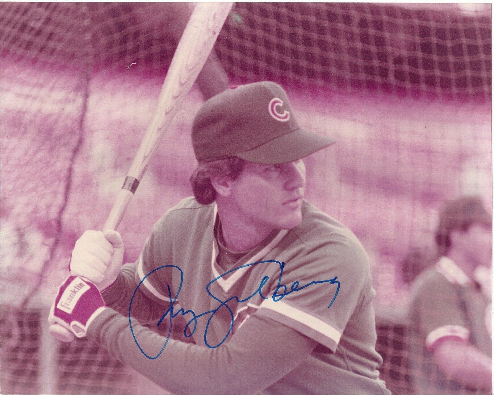 Ryne Sandberg Autographed 8x10 Chicago Cubs HOFA800