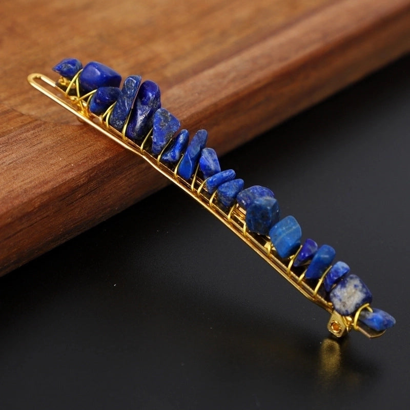 Women’s Retro Geometric Natural Crystal Hair Clip