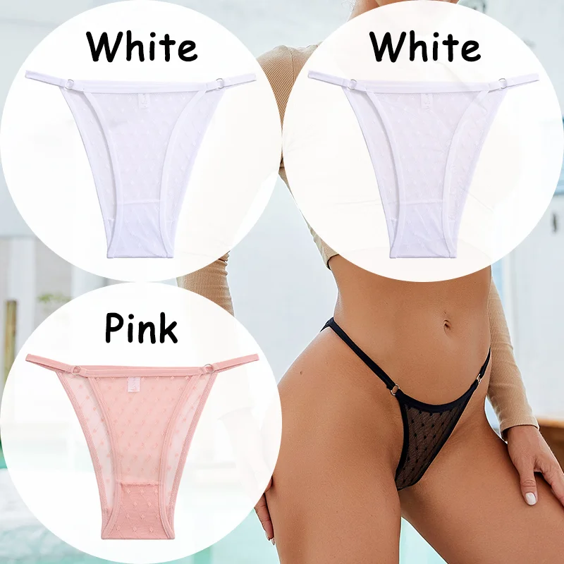 Billionm Panties Lace G-string Thong Women's Underwear Mesh Transparent Lingerie Low-Waist Female Briefs Soft Women's Underpants