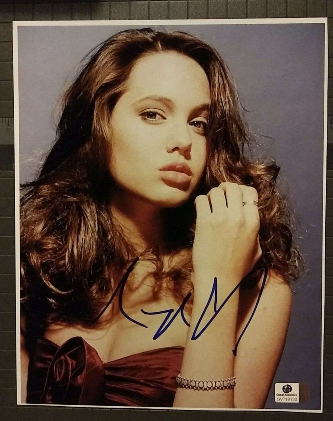 Angelina Jolie signed 8x10 COA GAI