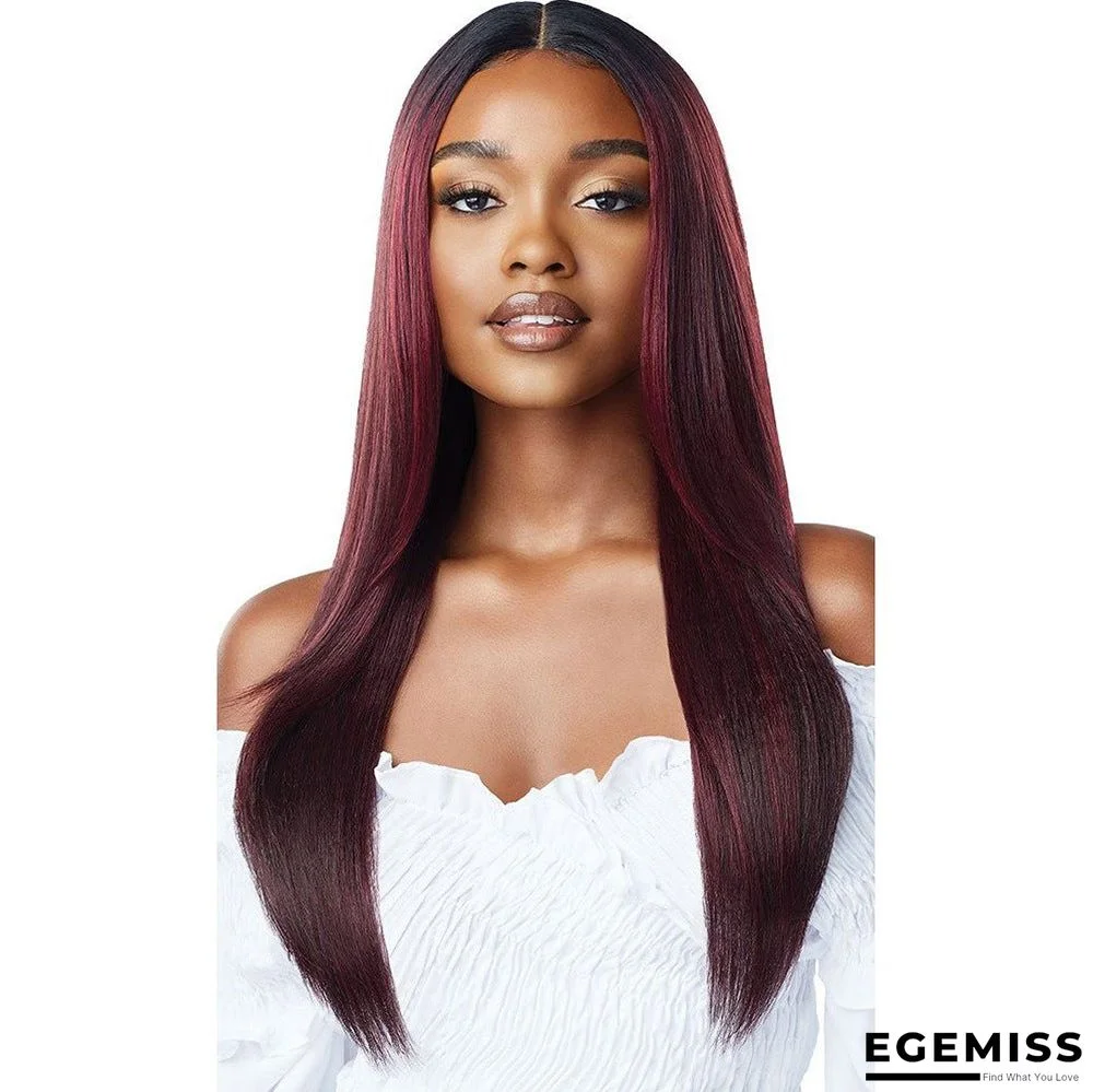 Long Straight Hair Wig Chemical Fiber Head Cover | EGEMISS