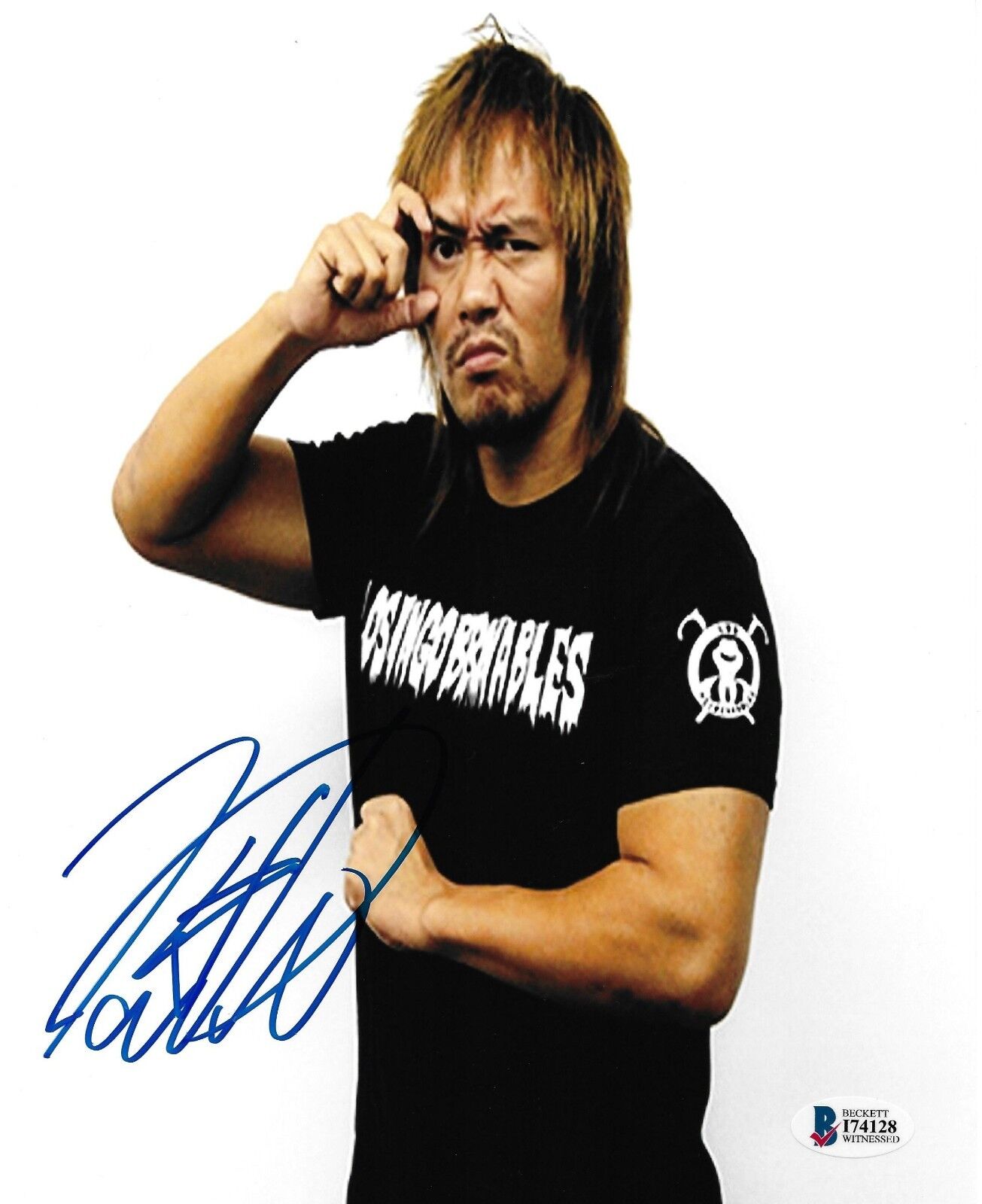 Tetsuya Naito Signed 8x10 Photo Poster painting BAS COA New Japan Pro Wrestling ROH Autograph 1