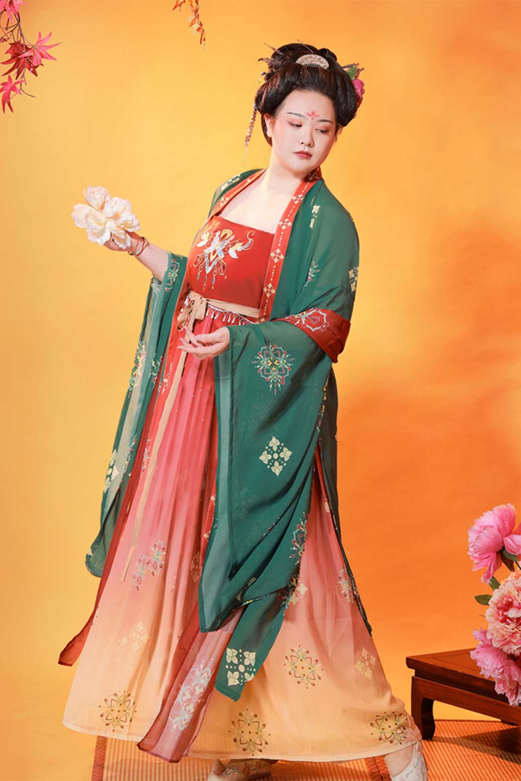 Myth & Legend hanfu plus size kouzi skirt by Yang Guifei- 杨贵妃 Stupa Stones