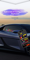 USB Smart APP Control Scrolling Message Matrix Advertising Screen Car Programmable LED Soft Screen