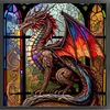 Pterodactyl - 11CT Counted Cross Stitch - 40*40cm - Dragon