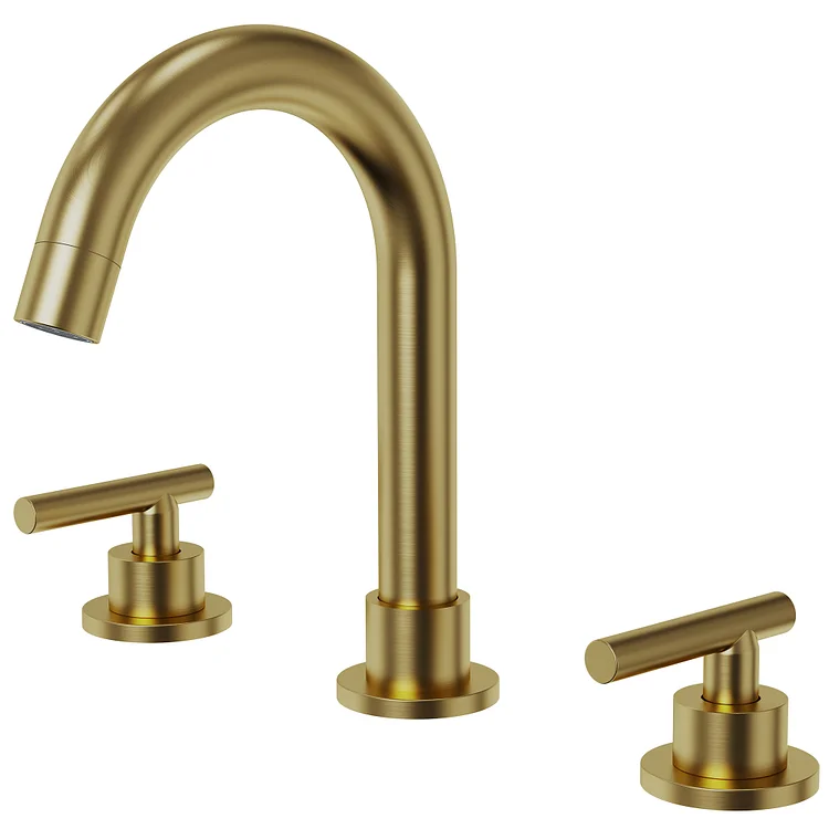 SFS-1112-GD EVERSTEIN High-QualiTy Two 90° Lever Handles Bathroom Sink Faucet