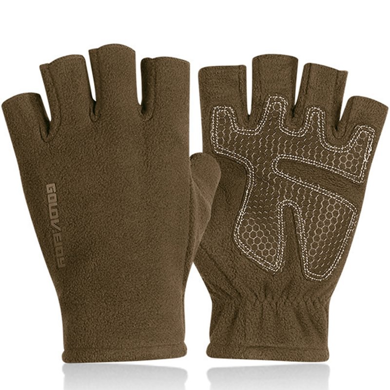 Unisex Winter Warm Polar Fleece Outdoor Sports Non-Slip Gloves-Compassnice®