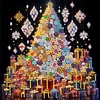 Christmas Tree - Diamond Painting - Partial Special Shaped Drill(Canvas|30*30cm)